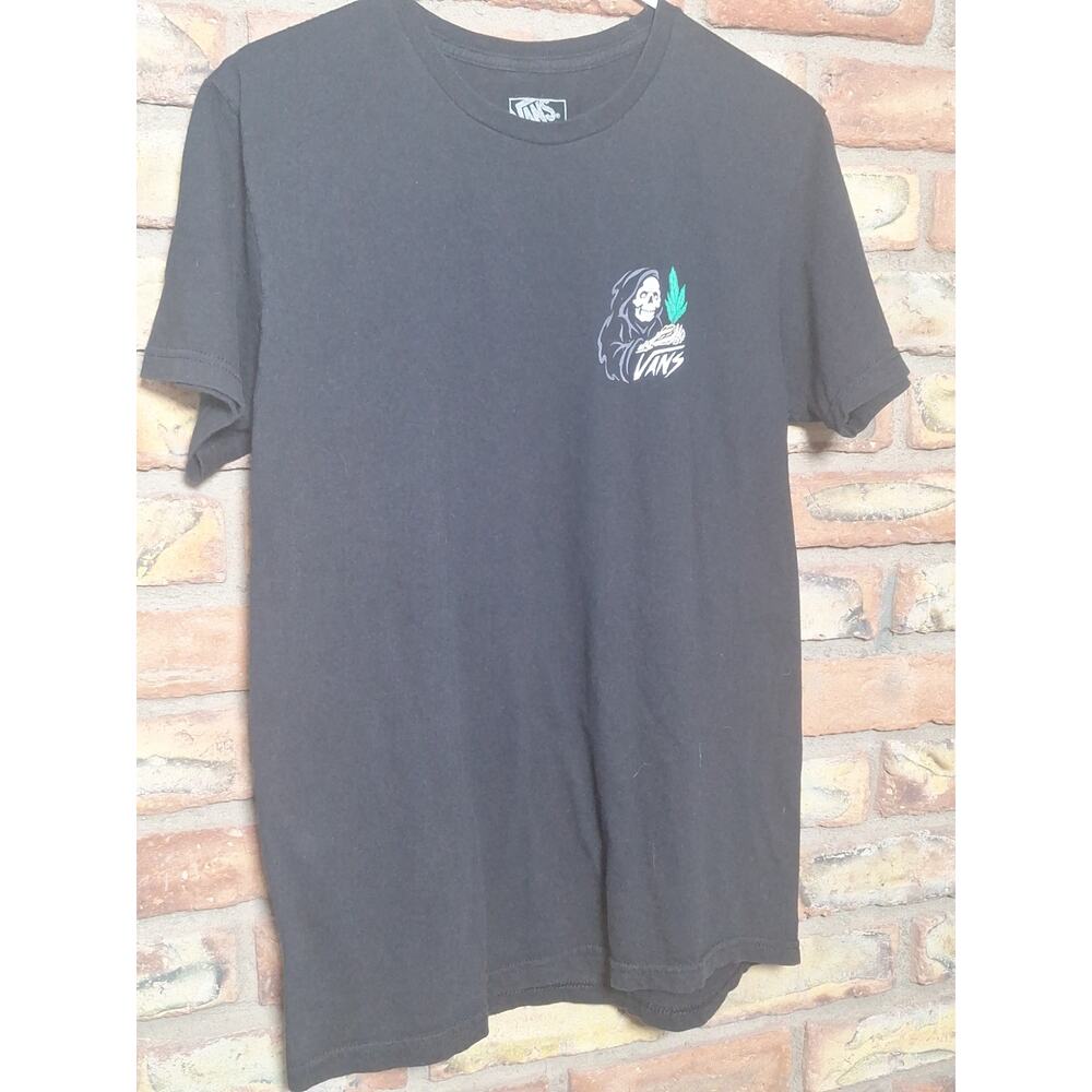 Vans Grim Reaper Graphic Tee Black Short Sleeve Shirt Men’s Medium